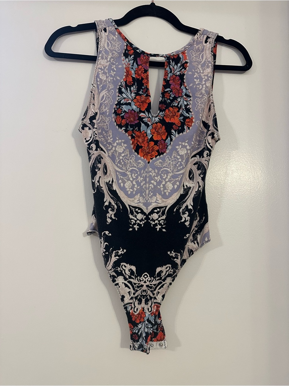 Intimately Free People Floral Patterned Bodysuit